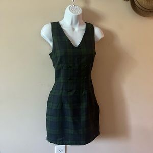 Vintage 1990s Grunge Plaid Jumper